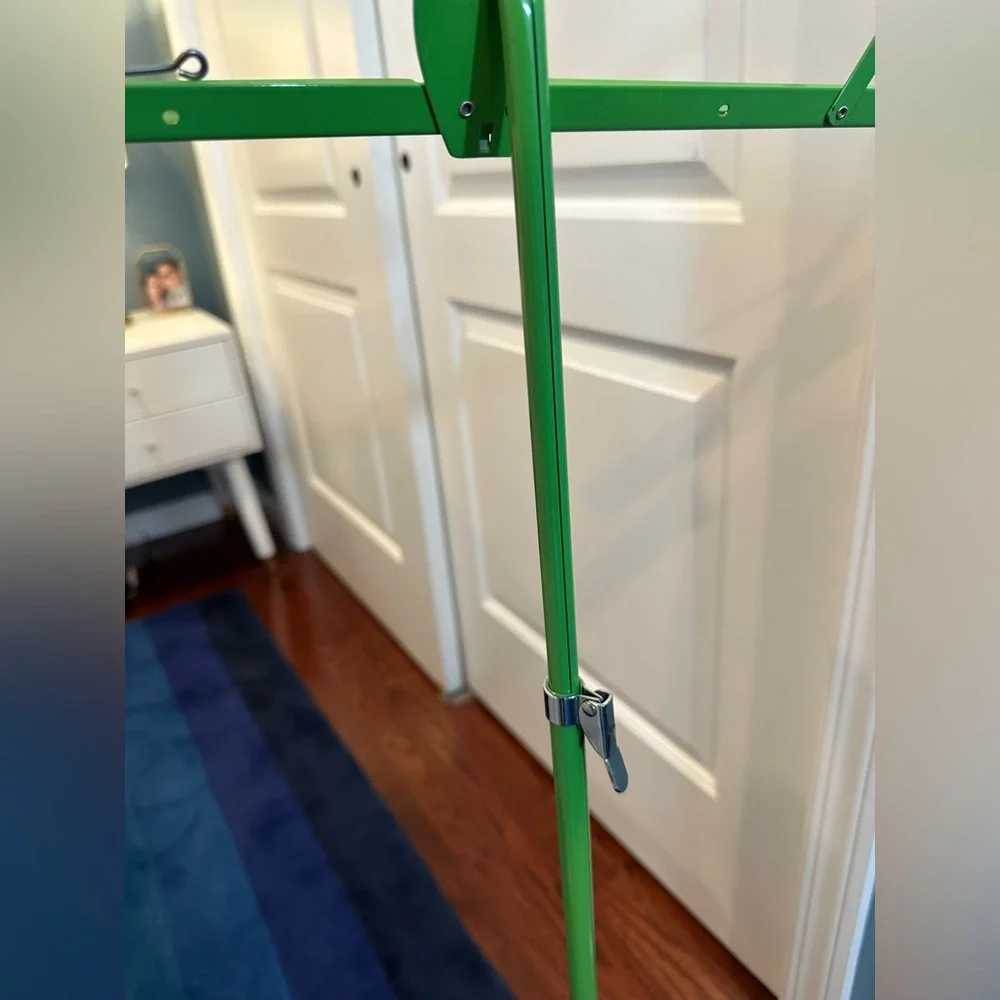 Deluxe Aluminum Collapsible Music Stand with Adjustable Tray, Lime Green